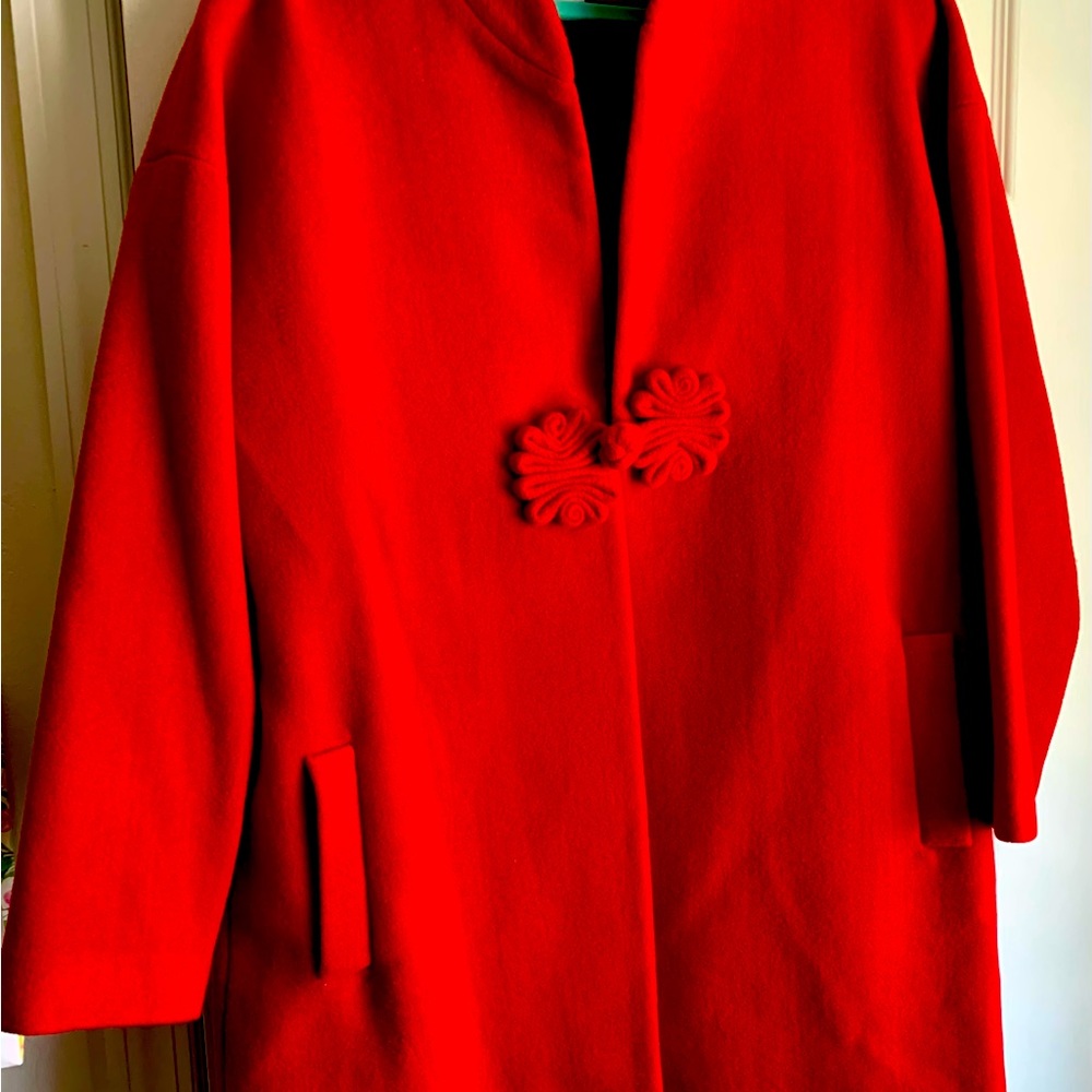 3/4 Length Red Coat